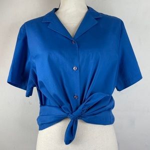 Sears Fashion Place Vintage 80s Blouse SizeL-1X